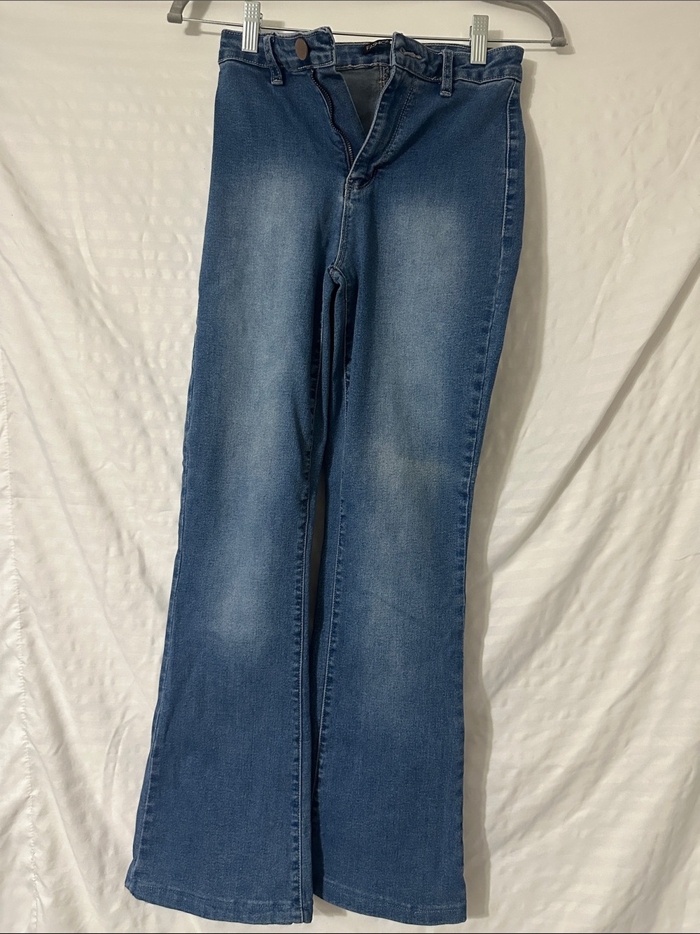 Fashion Nova Medium Blue Flare Jeans